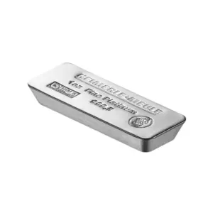 1 oz Platinbarren (gegossen